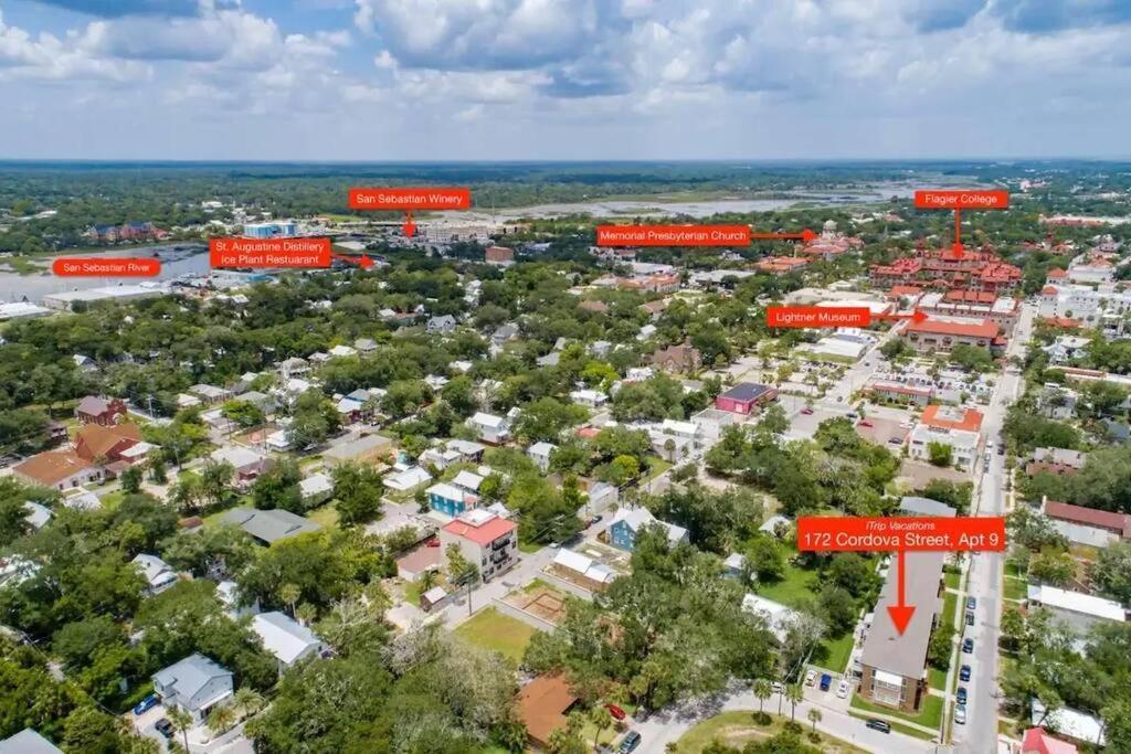 Cozy Quiet St Augustine Private Condo - 2Bed, 1 Bath, Sleeps 6, Steps To Historic St Augustine Center & All Tourist Attractions, Restaurants, Cafes, Backyard, Porch St. Augustine Exterior foto